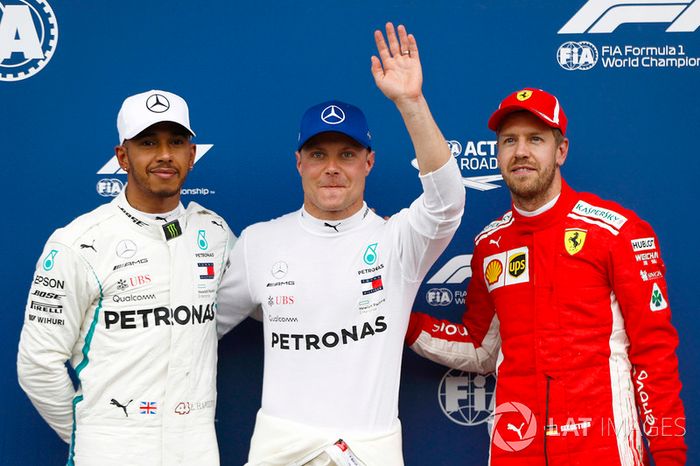 Valtteri Bottas, Mercedes AMG F1, Lewis Hamilton, Mercedes AMG F1,  Sebastian Vettel, Ferrari