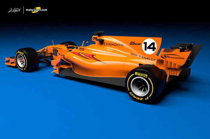 El concepto de Mclaren Renault 2018