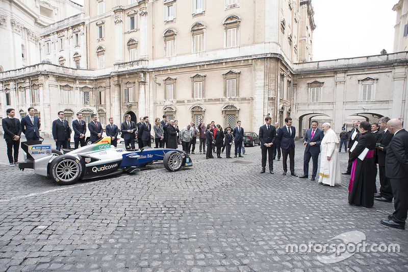 Ferenc pápa, Alejandro Agag, CEO, Formula E