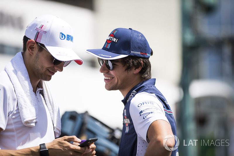 Esteban Ocon, Force India y Lance Stroll, Williams Racing