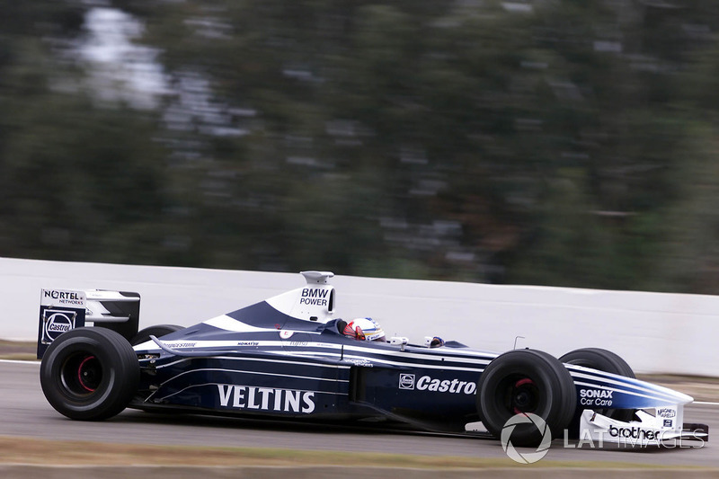 Darren Manning teste une Williams FW21 à moteur BMW