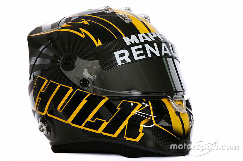 New helmet design of Nico Hulkenberg