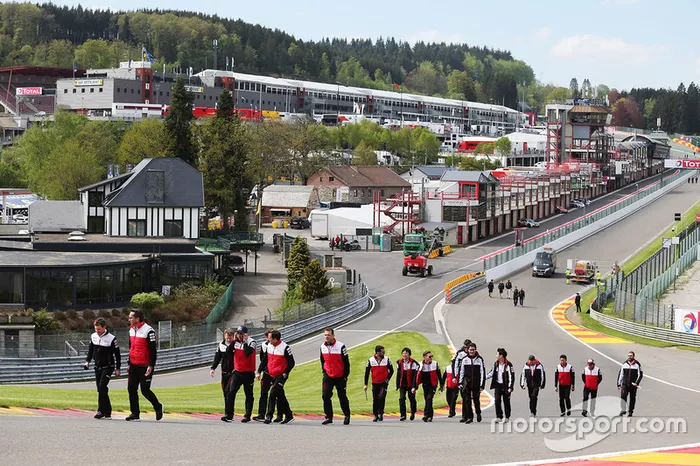 Toyota Gazoo Racing track walk