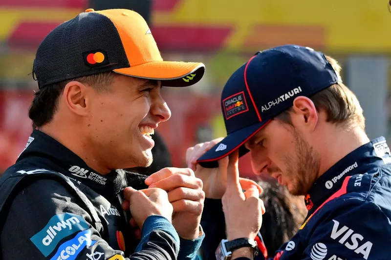 Lando Norris, McLaren, Max Verstappen, Red Bull Racing