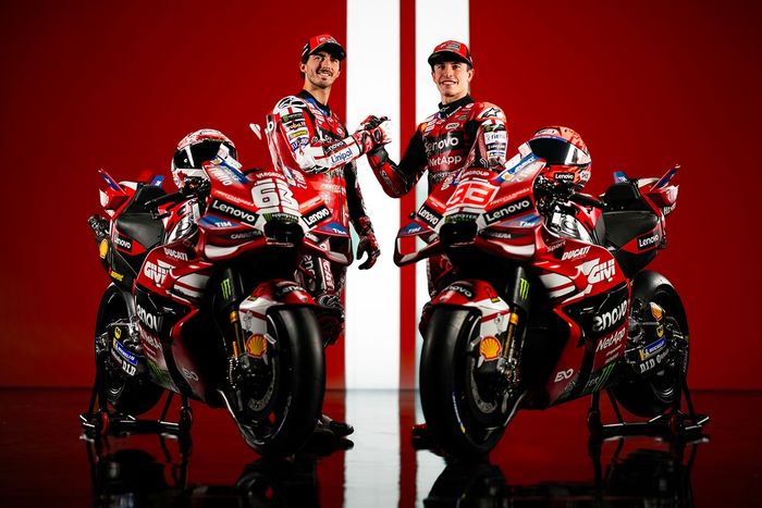 Marc Marquez, Ducati Team, Francesco Bagnaia, Ducati Team