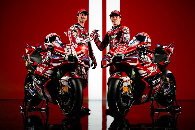 Marc Marquez et Francesco Bagnaia, Ducati Team