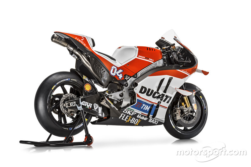 La moto de Andrea Dovizioso, Ducati Team