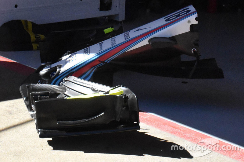 Williams FW41 front wing detail