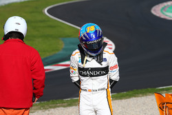 Остановка на трассе: Фернандо Алонсо, McLaren MCL33