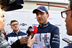 Robert Kubica, Williams talks with the media