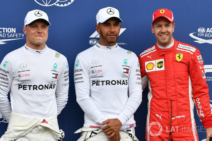 Lewis Hamilton, Mercedes AMG F1, Valtteri Bottas, Mercedes AMG F1, Sebastian Vettel, Ferrari