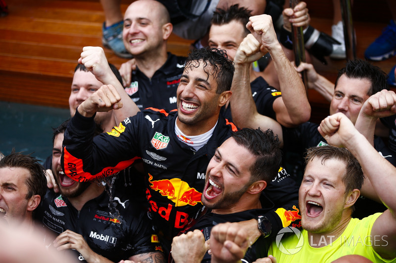 A Red Bull fergeteges monacói medencés partija