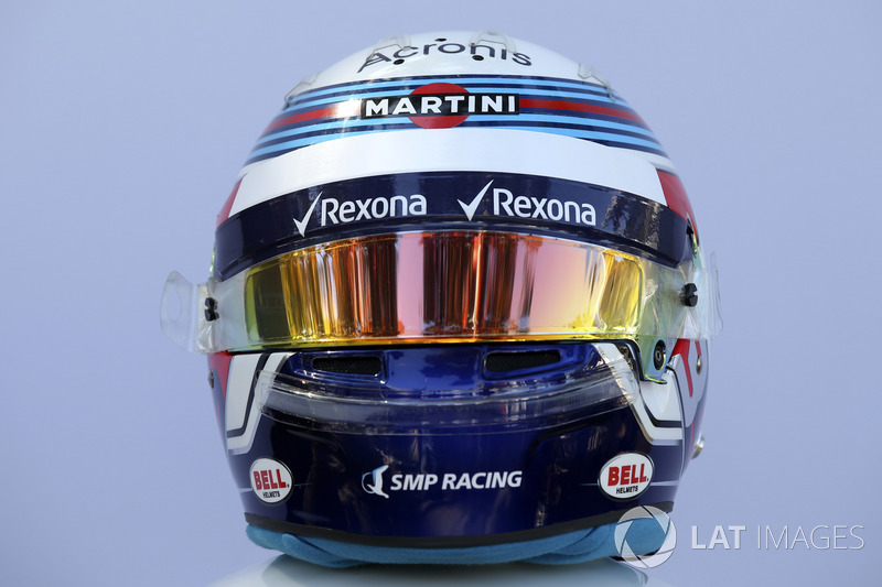 Casco de Sergey Sirotkin, Williams