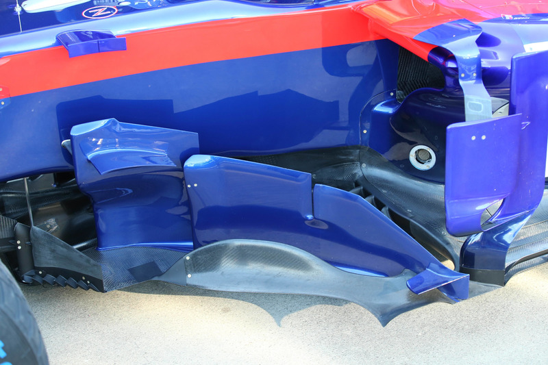 Toro Rosso STR13 side pods