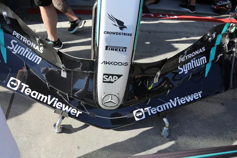 Détails techniques de la Mercedes F1 W15