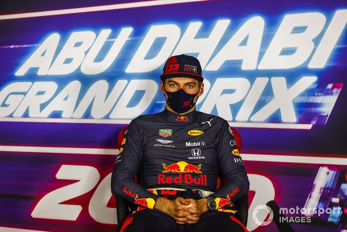 Max Verstappen, Red Bull Racing, en la conferencia de prensa después de la carrera