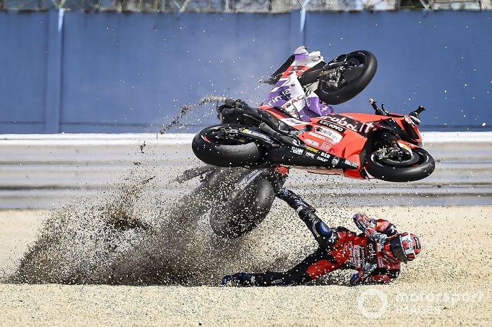Caída de Michele Pirro, Ducati Team