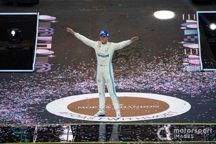 El campeón Stoffel Vandoorne, Mercedes-Benz EQ