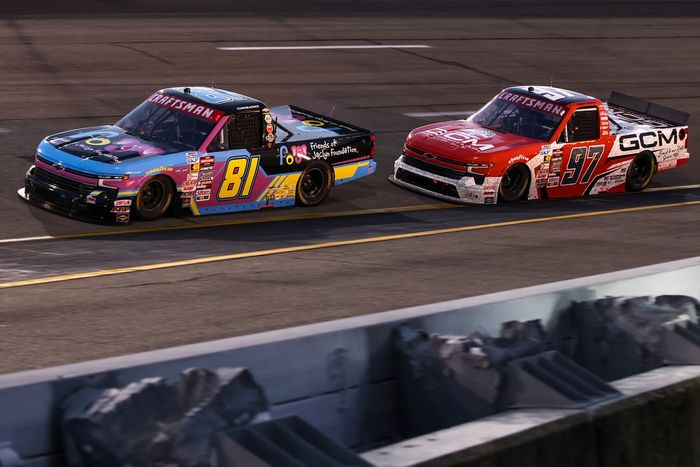 Connor Mosack, McAnally-Hilgemann Racing Chevrolet, Carson Kvapil, Chevrolet