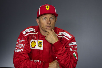 Kimi Raikkonen, Ferrari lors de la conférence de presse