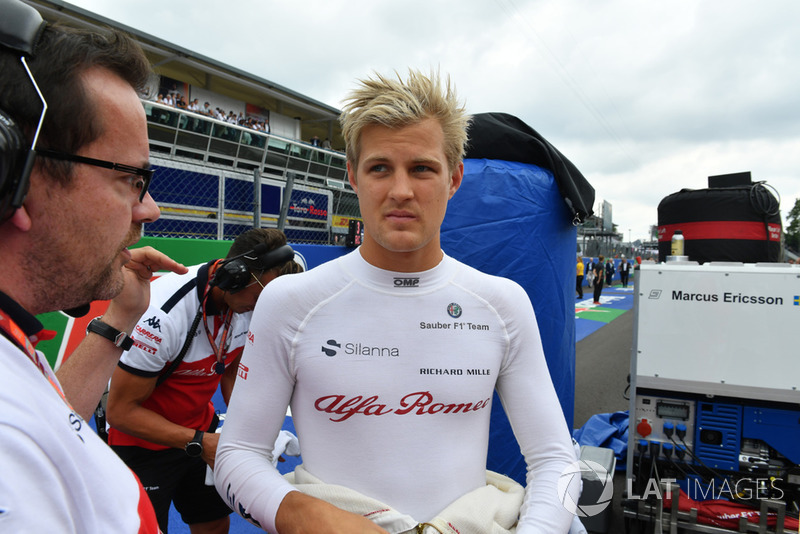 Marcus Ericsson, Alfa Romeo Sauber F1 Team on the grid