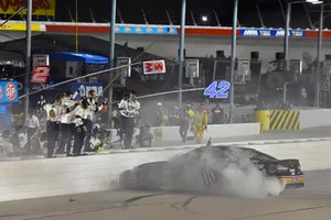 Brad Keselowski, Team Penske, Ford Fusion Miller Genuine Draft celebrates his win