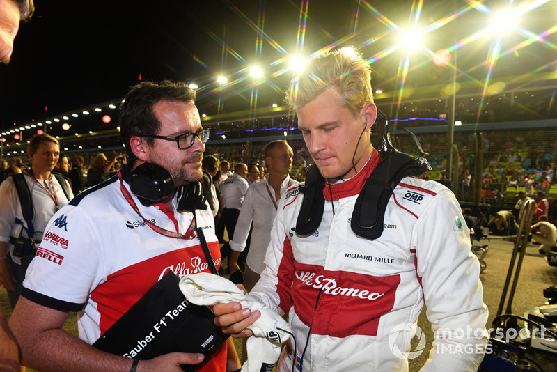 Marcus Ericsson, Sauber on the grid