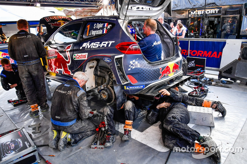 Wagen van Sébastien Ogier, Julien Ingrassia, M-Sport Ford WRT Ford Fiesta WRC