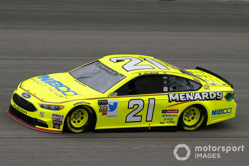 18. Paul Menard, Wood Brothers Racing, Ford Fusion Menards / NIBCO