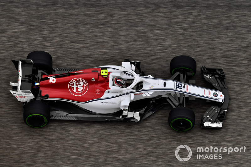 Sauber C37, вид сверху