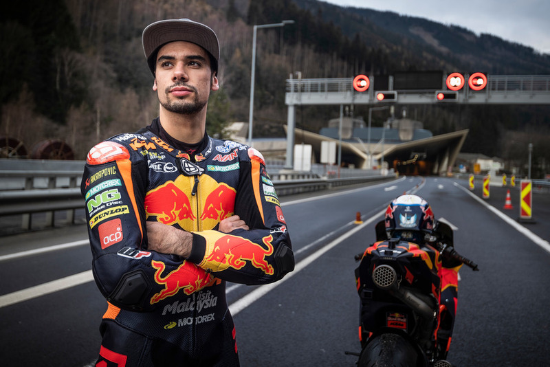 Miguel Oliveira, Red Bull KTM Factory Racing en el Gleinalmtunnel