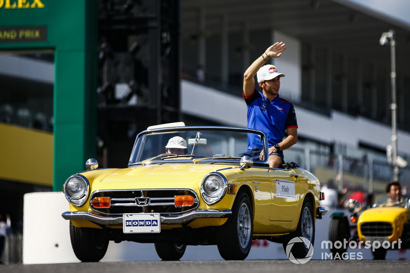 Pierre Gasly, Scuderia Toro Rosso, parade pembalap