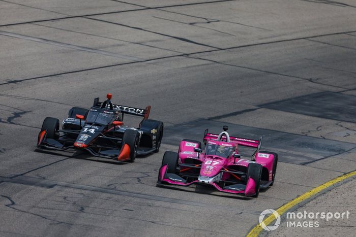 Kyle Kirkwood, Andretti Autosport Honda Santino Ferrucci, A.J. Foyt Enterprises Chevrolet