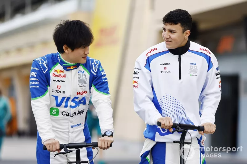 Isack Hadjar, RB F1 Team, Yuki Tsunoda, RB F1 Team