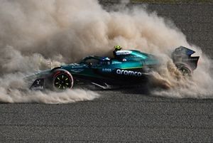 Fernando Alonso, Aston Martin Racing crash