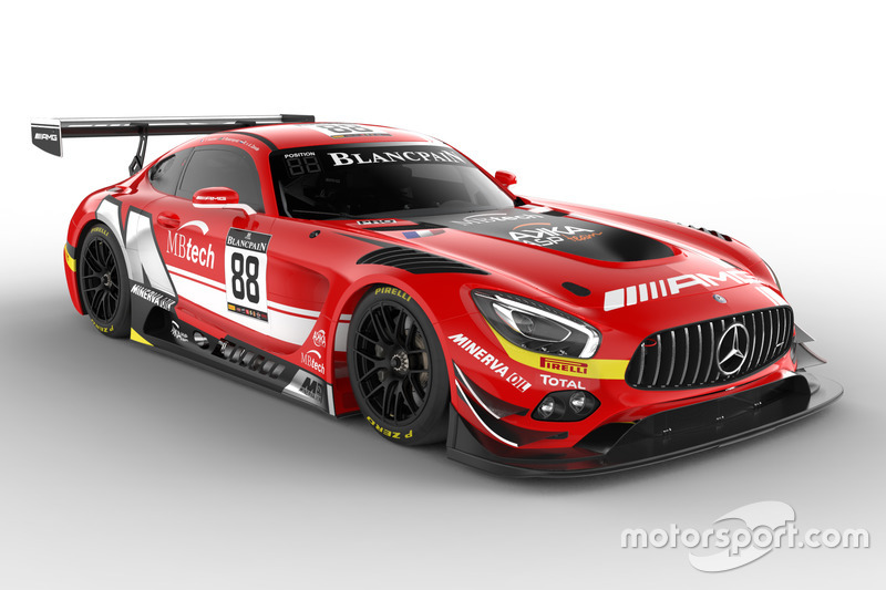 #88 AMG-Team AKKA ASP, Mercedes-AMG GT3: Tristan Vautier, Renger Van der Zande, Felix Rosenqvist