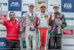 Podium, Maximilian Günther, Prema Powerteam Dallara F312 - Mercedes-Benz, Nick Cassidy, Prema Powert