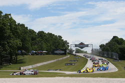 Start: Will Power, Team Penske Chevrolet leads
