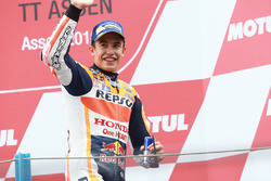 Podium: 2e plaats Marc Marquez, Repsol Honda Team