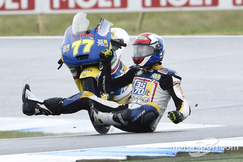 Lorenzo Petrarca, 3570 Team Italia crash