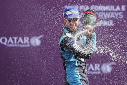 Podium : le vainqueur Sébastien Buemi, Renault e.Dams