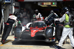 Problèmes pour la #7 Toyota Gazoo Racing Toyota TS050 Hybrid: Mike Conway, Kamui Kobayashi, Stéphane Sarrazin