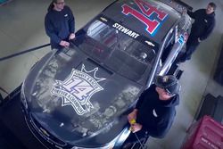 Esquema de pintura especial para la última carrera de Tony Stewart