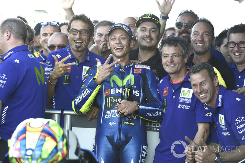 Tercer lugar Valentino Rossi, Yamaha Factory Racing