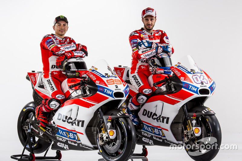 Ducati Desmosedici 2017 - Jorge Lorenzo e Andrea Dovizioso