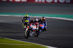 Andrea Dovizioso, Ducati Team; Maverick Maverick Viñales, Yamaha Factory Racing; Valentino Rossi, Ya