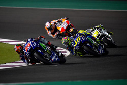 Маверік Віньялес, Yamaha Factory Racing; Валентино Россі, Yamaha Factory Racing; Альваро Баутіста, A