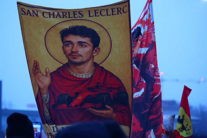 Fans of Charles Leclerc, Ferrari
