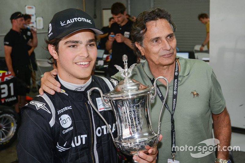 Sieger Pedro Piquet with Nelson Piquet