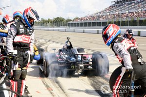Graham Rahal, Rahal Letterman Lanigan Racing Honda pit stop
